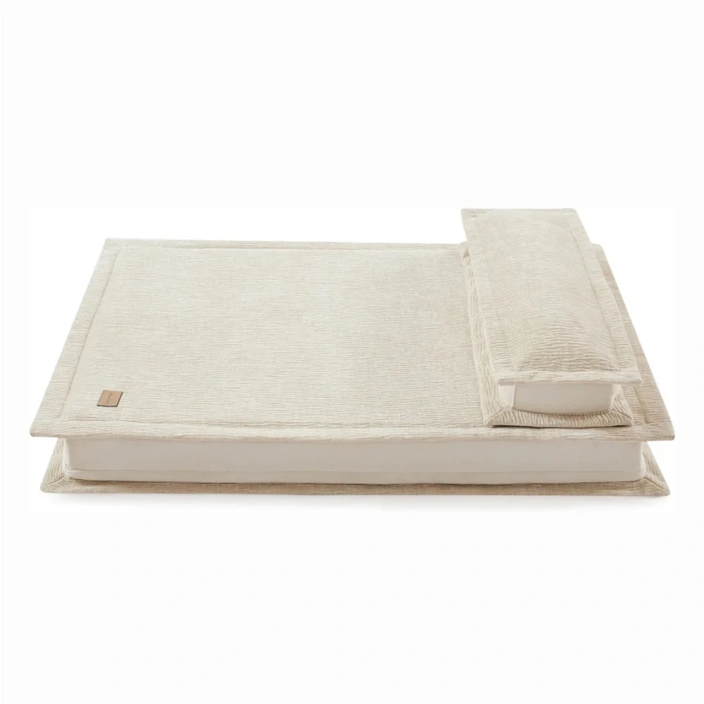 Allisandro Orthopedic Dog Bed in Beige